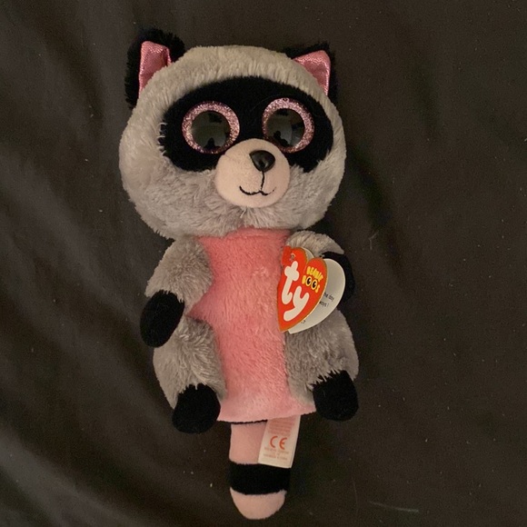 Two Raccoon Beanie Boos - Rocco and Roxie - Picture 5 of 6